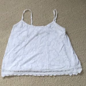 Aeropostale white lace top